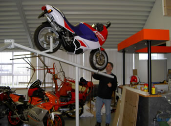 Positioning the bikes